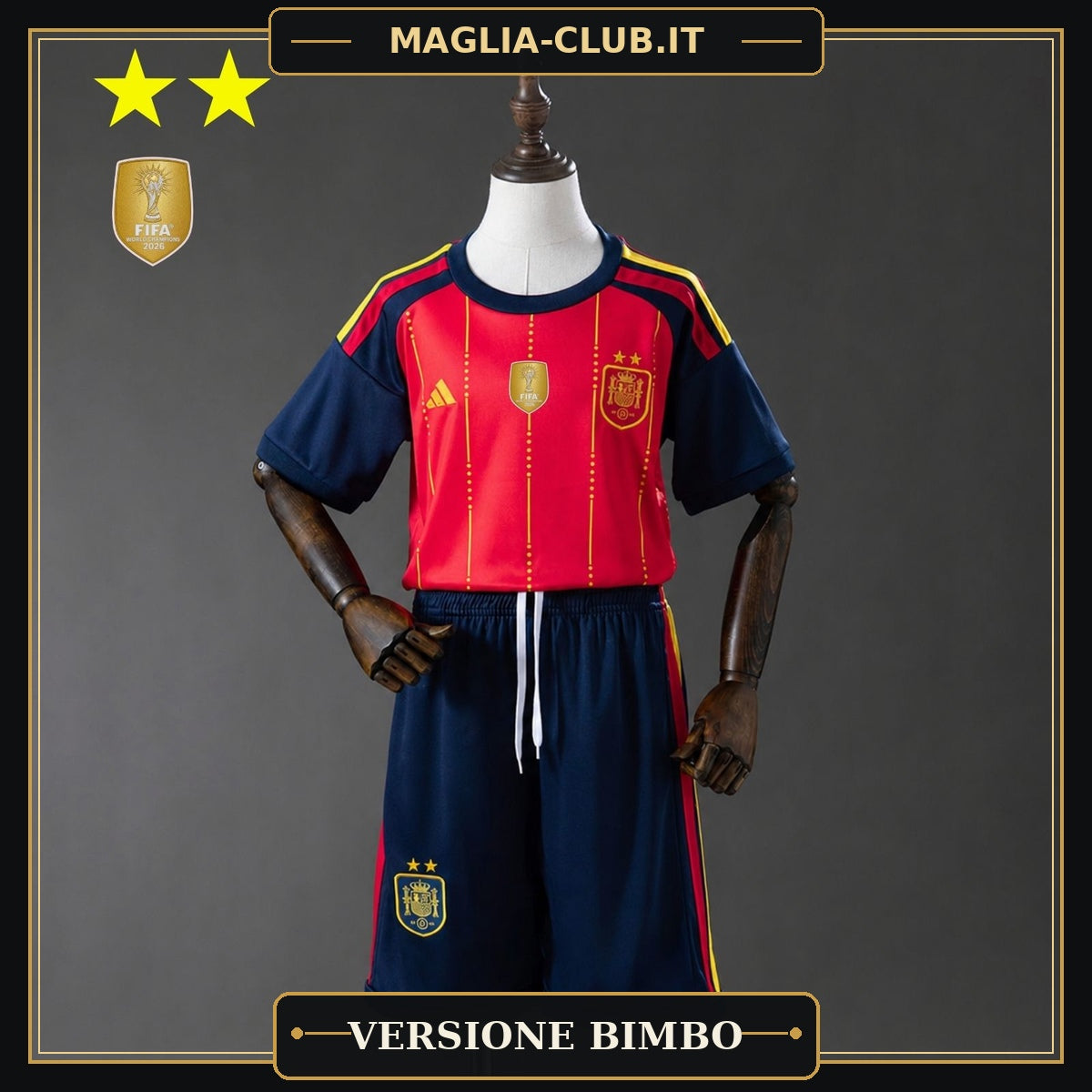 SPAGNA KIT BIMBO PRIMA MAGLIA HOME CASA MONDIALI 26