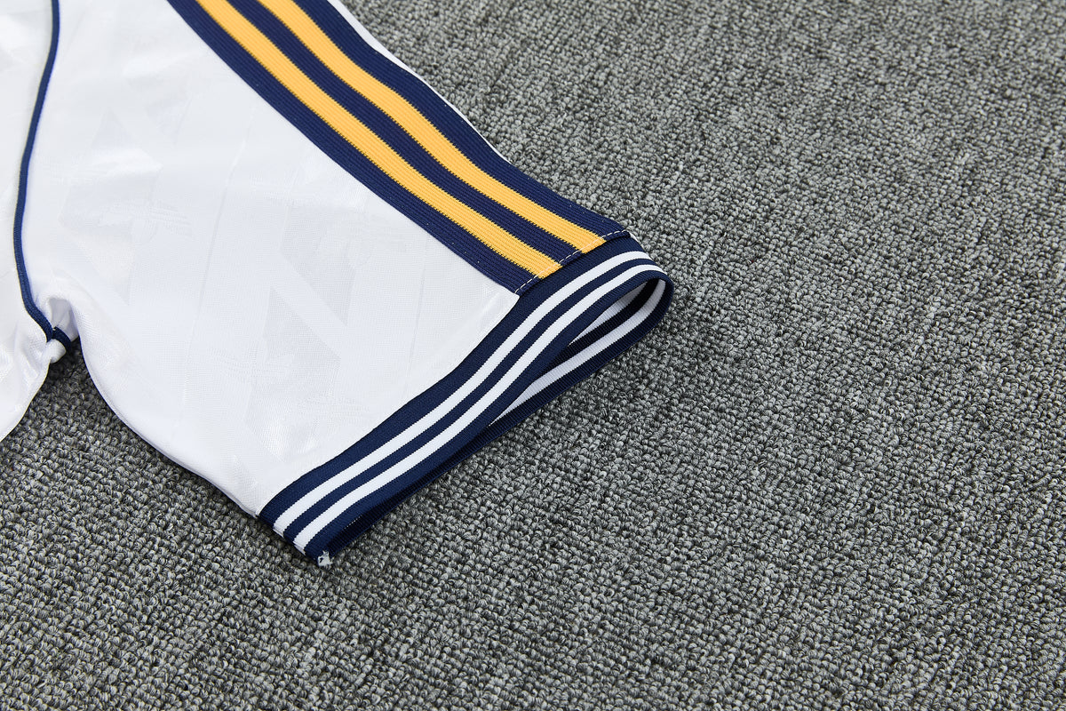 REAL MADRID KIT ALLENAMENTO BIANCO maglia e pantaloncino