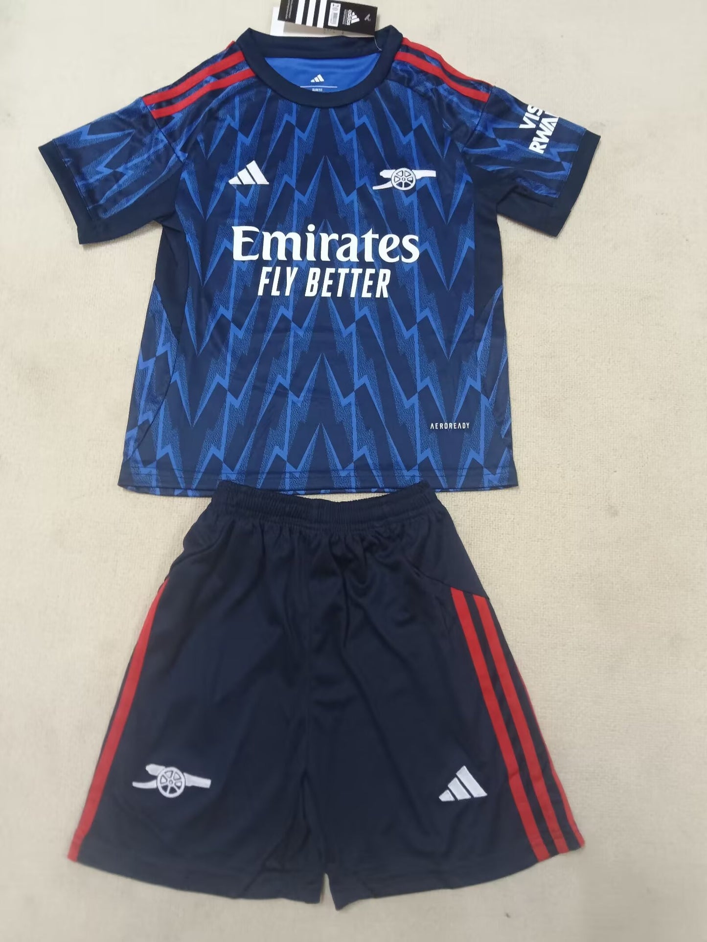 ARSENAL KIT BIMBO AWAY TRASFERTA BLU 25 / 26