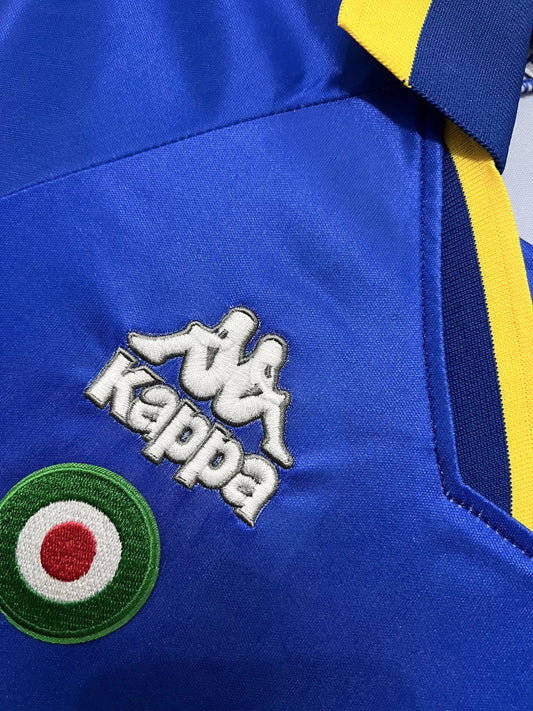 JUVENTUS VINTAGE STAGIONE 95/96 BLU STELLE GIALLE
