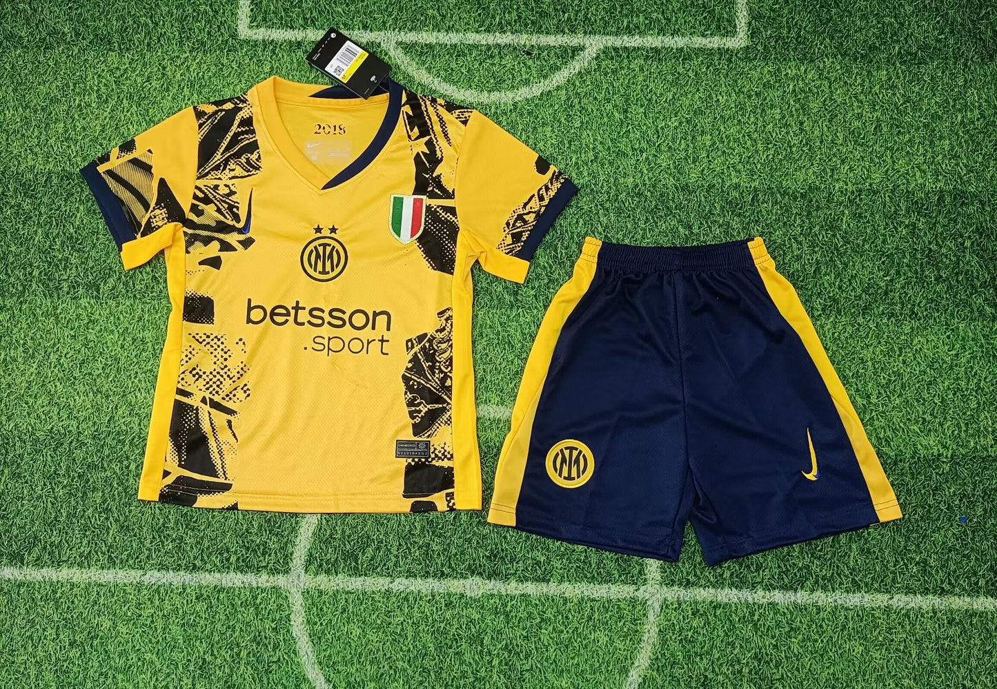 INTER KIT BIMBO TERZA MAGLIA GIALLA 24 / 25