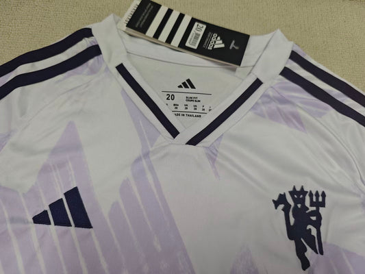 MANCHESTER UNITED KIT BIMBO SECONDA AWAY TRASFERTA MAGLIA 25 / 26