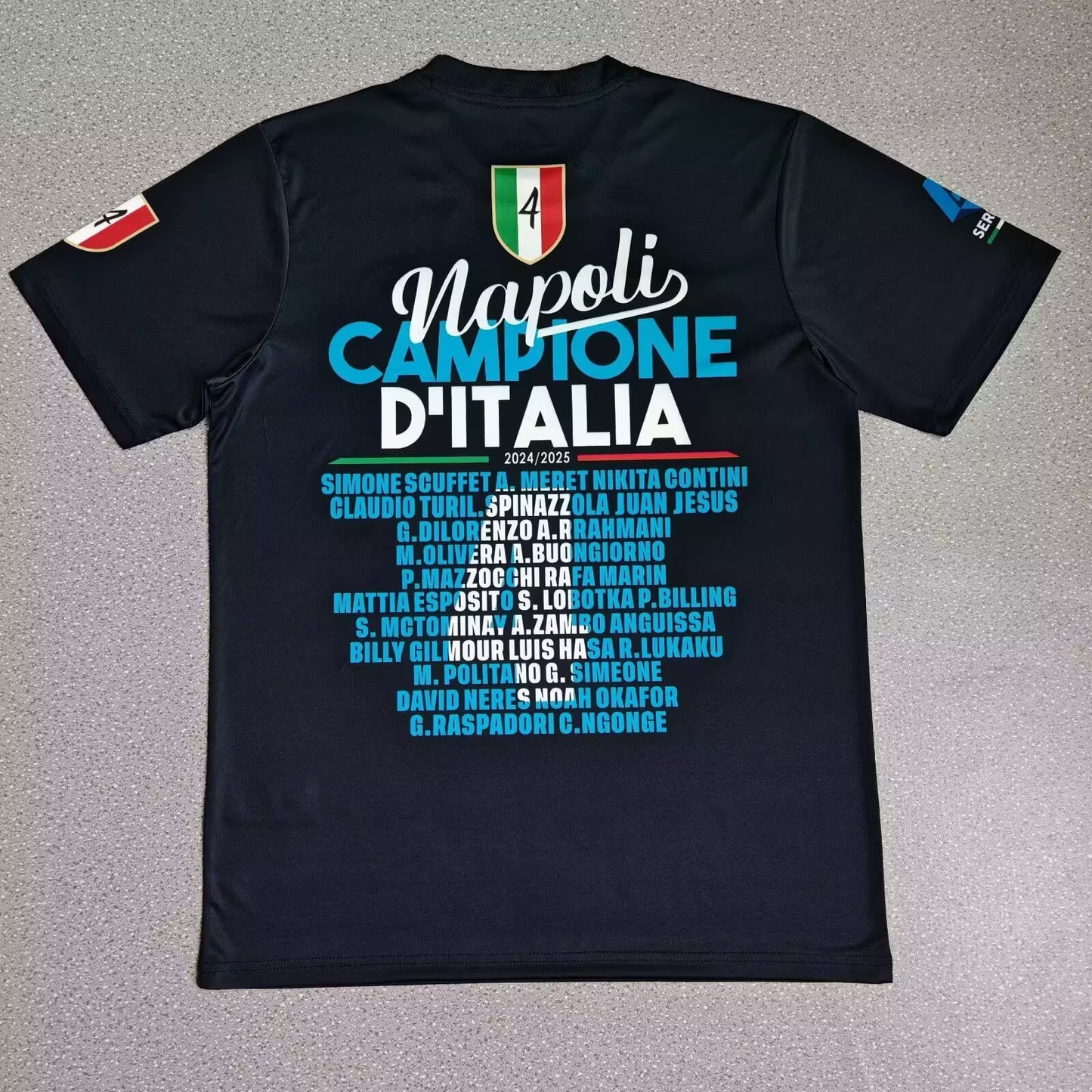 NAPOLI MAGLIA 4 SCUETTO AGAIN