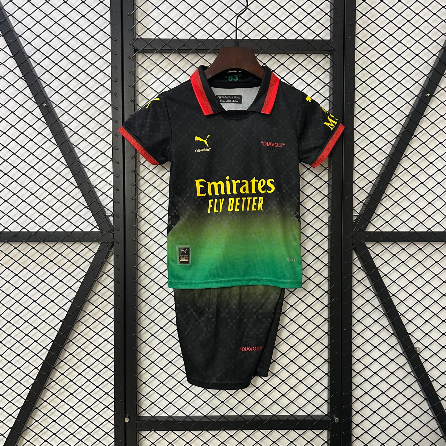 MILAN KIT BIMBO OFF WHITE NERO VERDE 24 / 25