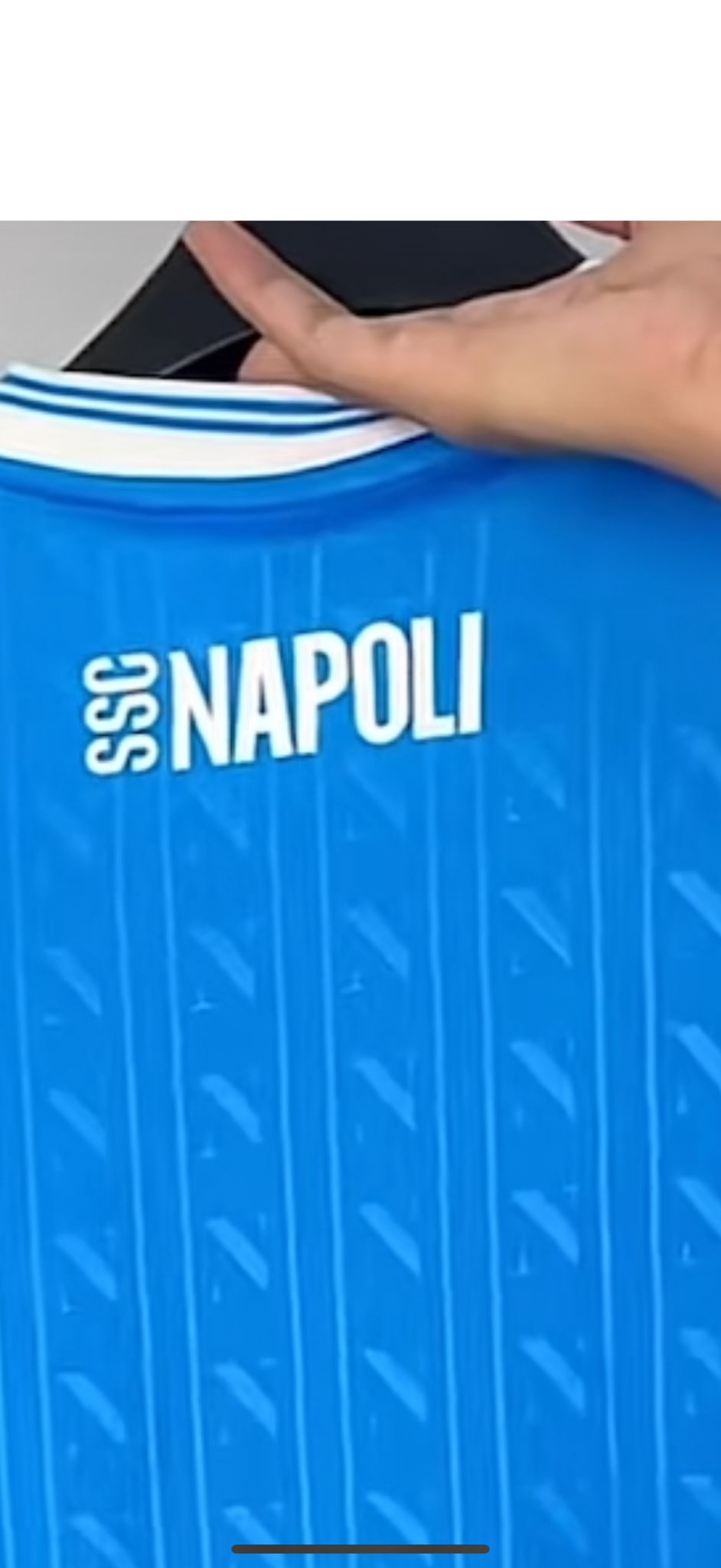 NAPOLI PRIMA MAGLIA HOME CASA 25 / 26 CAMPIONI D'ITALIA