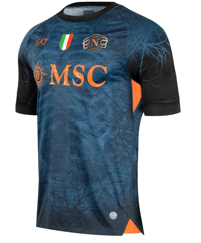 NAPOLI MAGLIA HALLOWEEN BLU 25 / 26 EDIZIONE SPECIALE