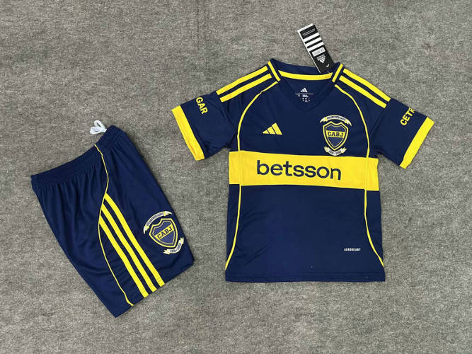 BOCA JUNIORS KIT BIMBO PRIMA MAGLIA HOME CASA 25 / 26