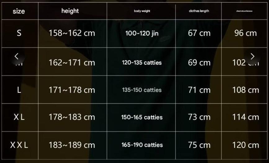 Tabella taglie polo Lacoste FY