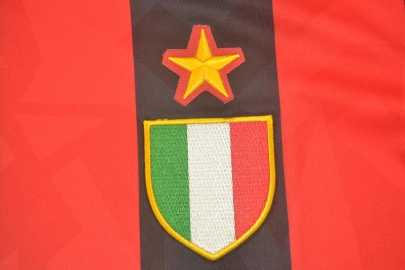 MAGLIA BARESI 6 MILAN VINTAGE STAGIONE 93 94 MOTTA