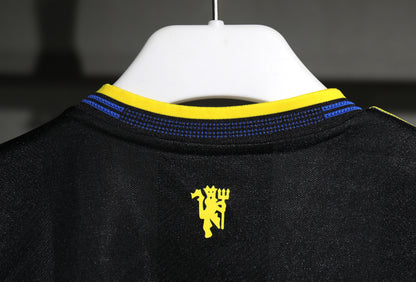 MANCHESTER UNITED TERZA MAGLIA THIRD AWAY BLACK NERO 25 / 26