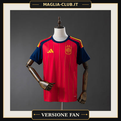 SPAGNA PRIMA MAGLIA HOME CASA CAMPIONI SECONDA STELLA MONDIALI 26