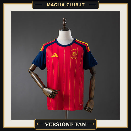 SPAGNA PRIMA MAGLIA HOME CASA CAMPIONI SECONDA STELLA MONDIALI 26
