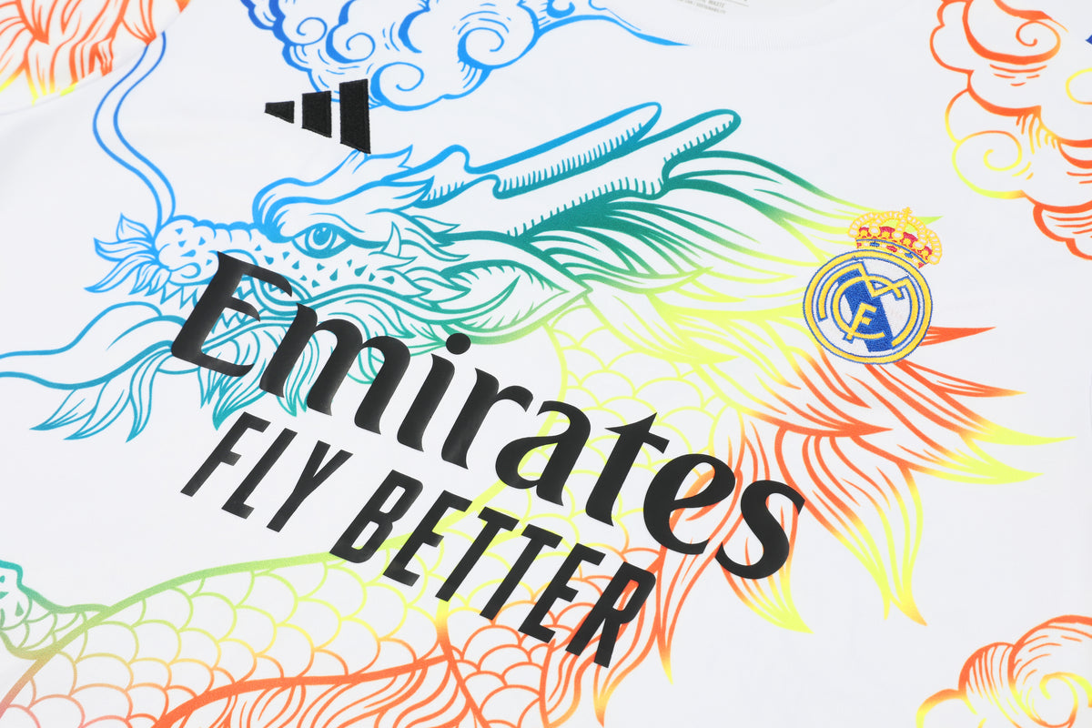 REAL MADRID KIT ALLENAMENTO Drago maglia e pantaloncino
