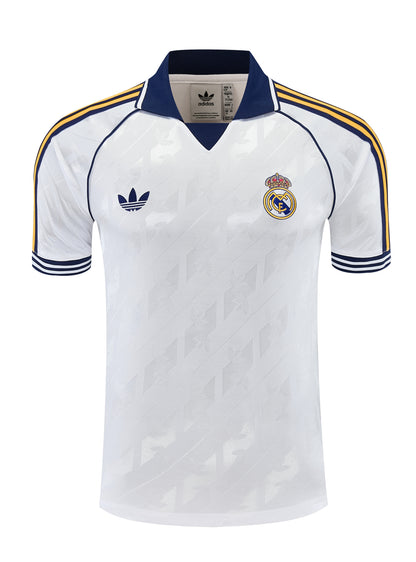 REAL MADRID KIT ALLENAMENTO BIANCO maglia e pantaloncino