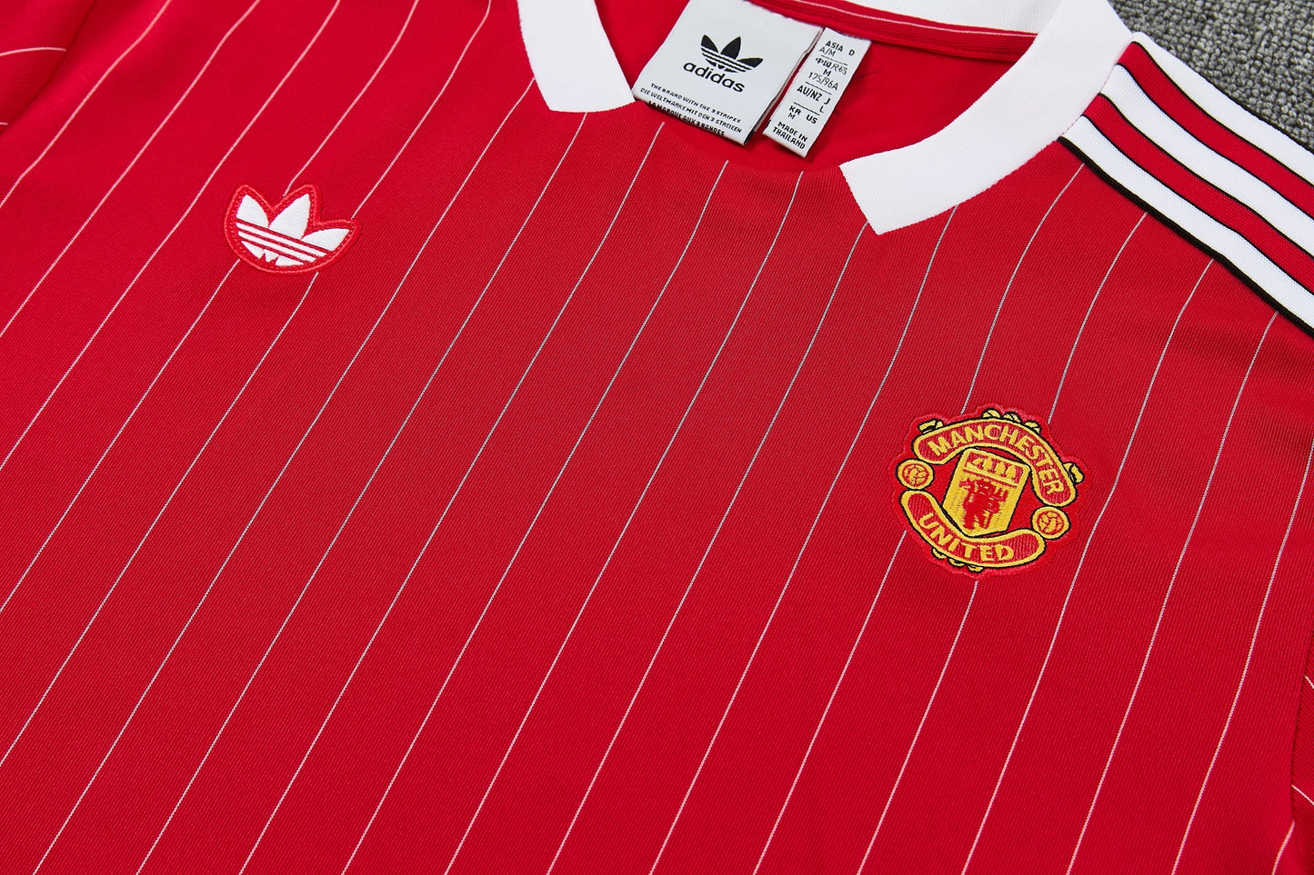 MANCHETER UNITED KIT ALLENAMENTO Retrò Rosso maglia e pantaloncino