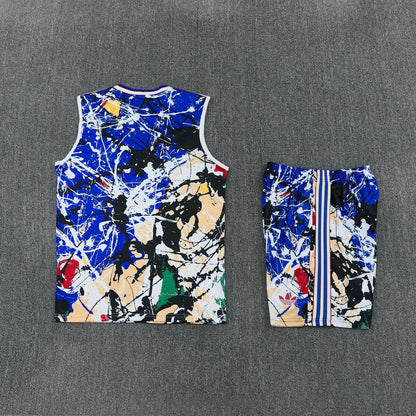 MANCHETER UNITED KIT ALLENAMENTO Retrò maglia e pantaloncino