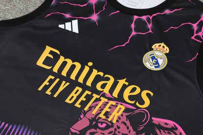 REAL MADRID KIT ALLENAMENTO Pantera maglia e pantaloncino