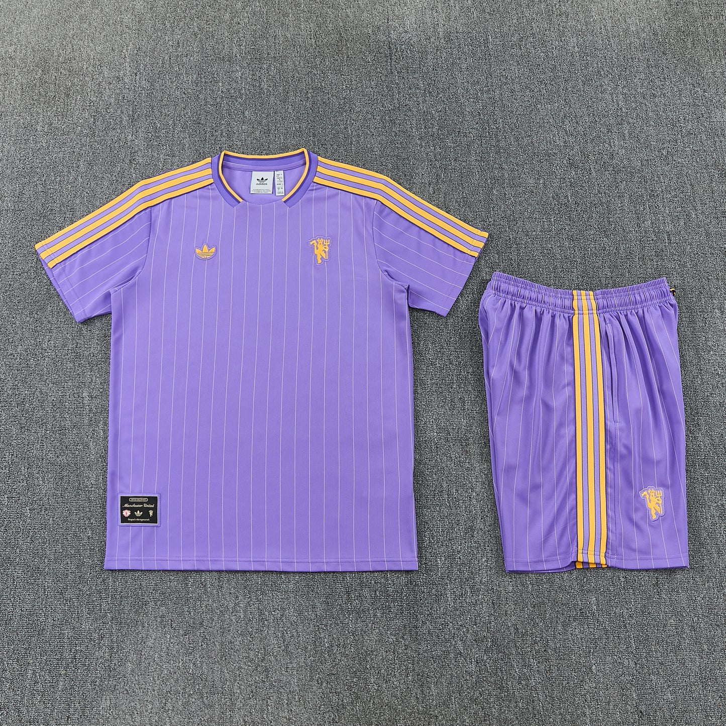 MANCHETER UNITED KIT ALLENAMENTO Viola maglia e pantaloncino