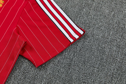 MANCHETER UNITED KIT ALLENAMENTO Retrò Rosso maglia e pantaloncino