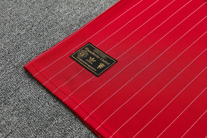 MANCHETER UNITED KIT ALLENAMENTO Retrò Rosso maglia e pantaloncino