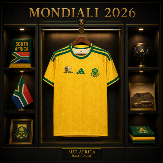 SUDAFRICA PRIMA MAGLIA HOME CASA MONDIALI 26