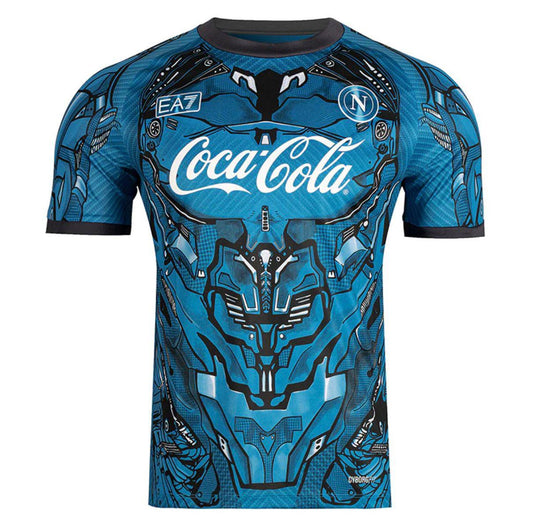 NAPOLI MAGLIA ALLENAMENTO CYBORG BLU 2025 / 2026