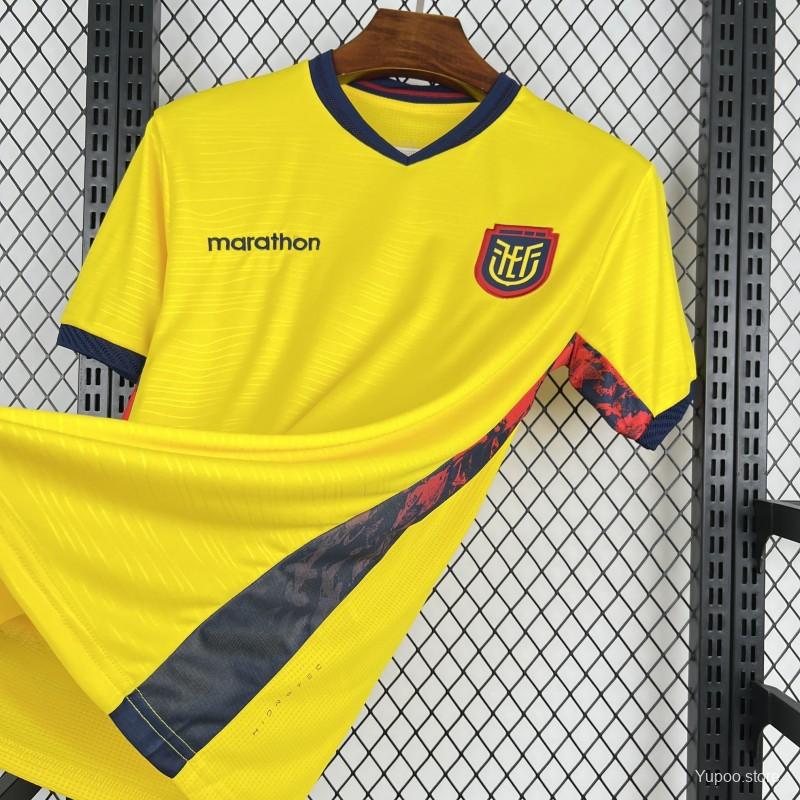 ECUADOR PRIMA MAGLIA HOME CASA MONDIALI 26