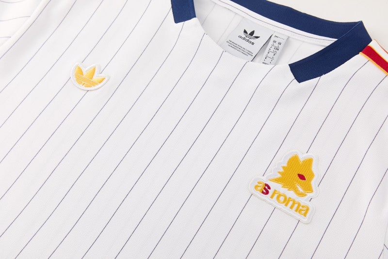 ROMA KIT ALLENAMENTO Terrace Icons BIANCO ROSSO (maglia e pantaloncino)