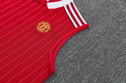 MANCHETER UNITED KIT ALLENAMENTO Retrò Rosso maglia e pantaloncino