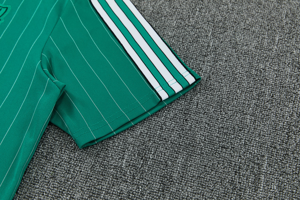 LIVERPOOL KIT ALLENAMENTO TERRACE ICONS VERDE maglia e pantaloncino