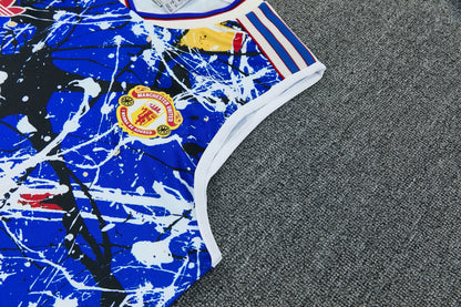 MANCHETER UNITED KIT ALLENAMENTO Retrò maglia e pantaloncino