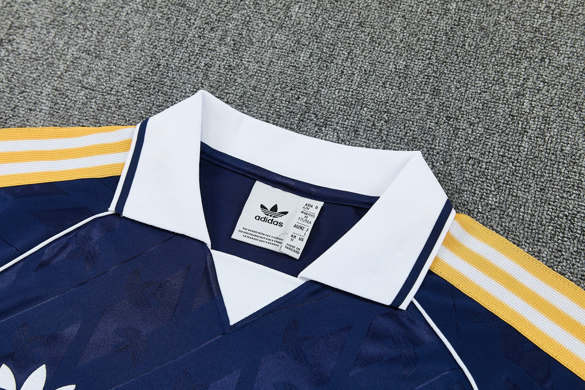 REAL MADRID KIT ALLENAMENTO BLU maglia e pantaloncino