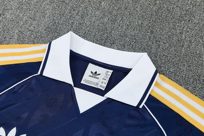 REAL MADRID KIT ALLENAMENTO BLU maglia e pantaloncino