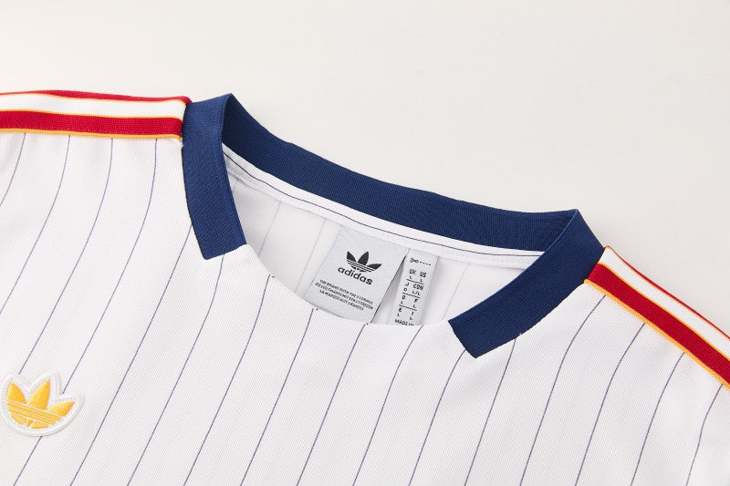 ROMA KIT ALLENAMENTO Terrace Icons BIANCO ROSSO (maglia e pantaloncino)