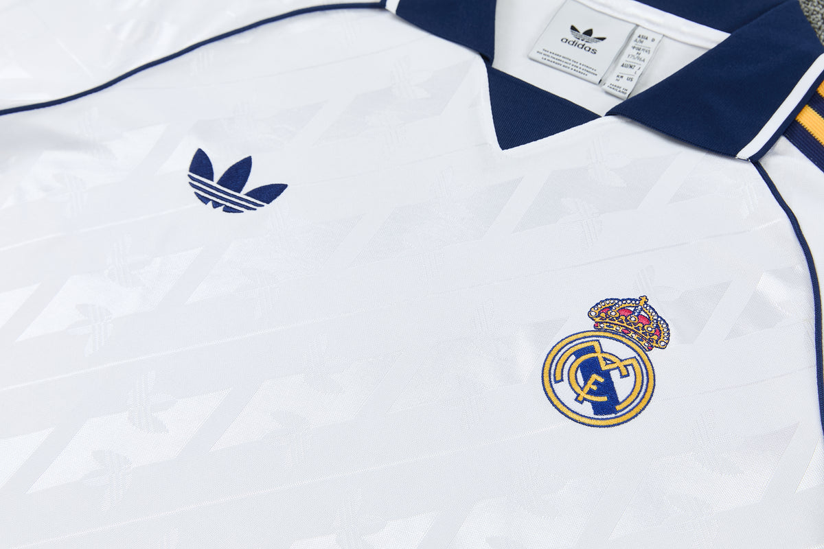 REAL MADRID KIT ALLENAMENTO BIANCO maglia e pantaloncino