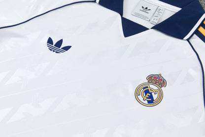 REAL MADRID KIT ALLENAMENTO BIANCO maglia e pantaloncino