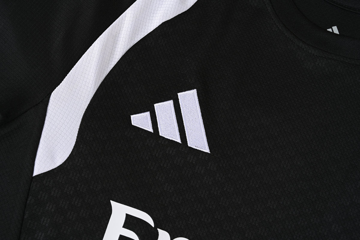 REAL MADRID KIT ALLENAMENTO Nero Bianco maglia e pantaloncino