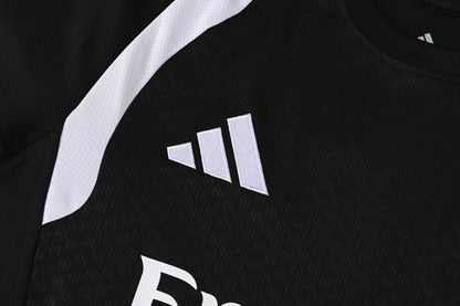 REAL MADRID KIT ALLENAMENTO Nero Bianco maglia e pantaloncino