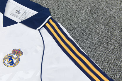 REAL MADRID KIT ALLENAMENTO BIANCO maglia e pantaloncino