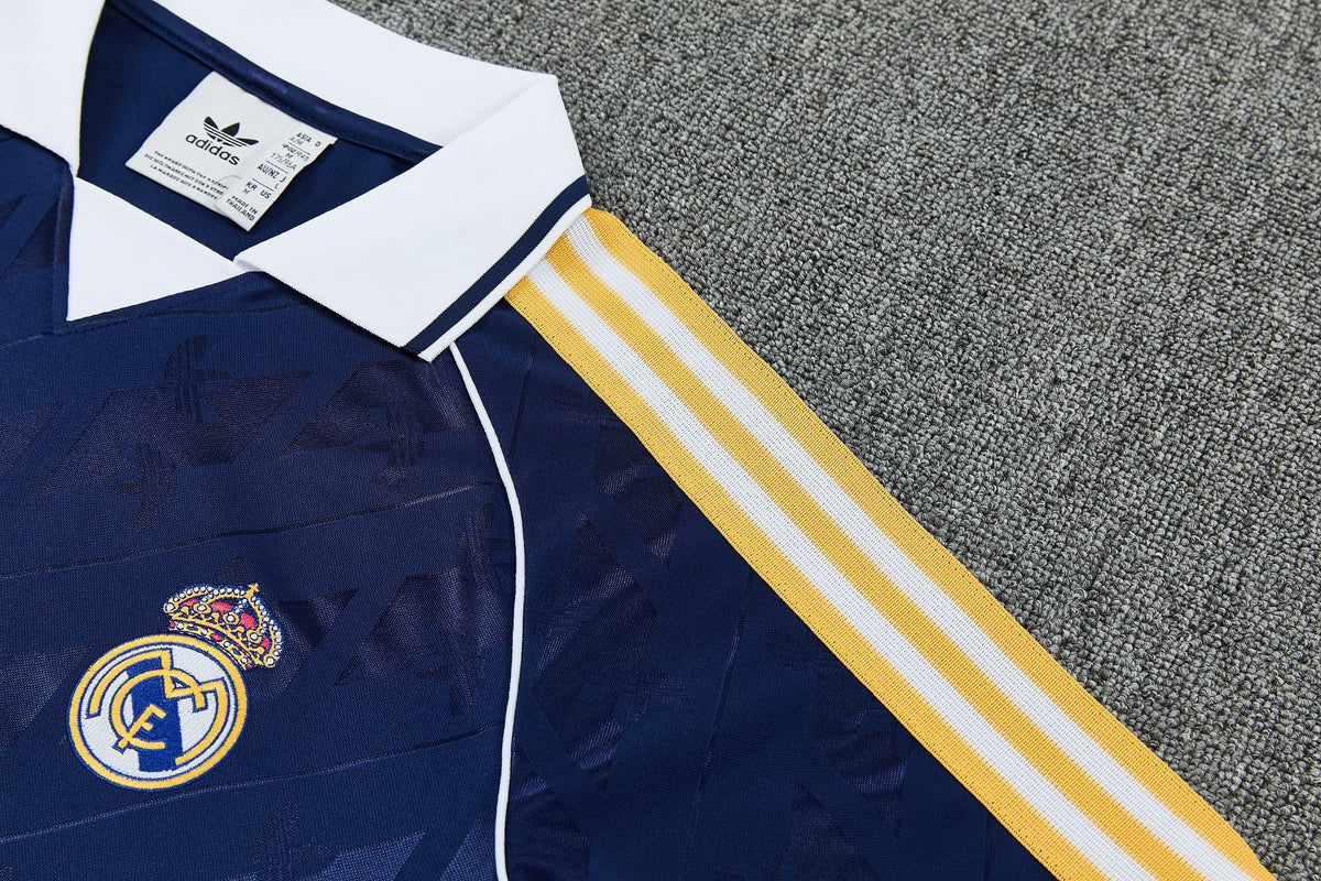REAL MADRID KIT ALLENAMENTO BLU maglia e pantaloncino