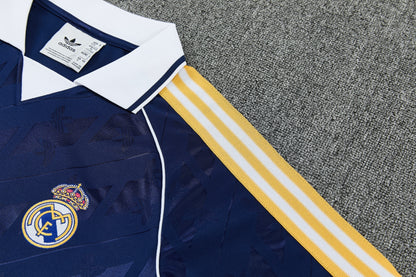 REAL MADRID KIT ALLENAMENTO BLU maglia e pantaloncino