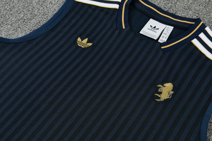 JUVENTUS KIT ALLENAMENTO Terrace Icons NERO ORO maglia e pantaloncino