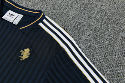 JUVENTUS KIT ALLENAMENTO Terrace Icons NERO ORO maglia e pantaloncino