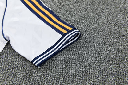 REAL MADRID KIT ALLENAMENTO BIANCO maglia e pantaloncino