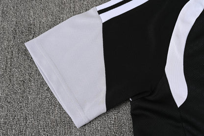 REAL MADRID KIT ALLENAMENTO Nero Bianco maglia e pantaloncino
