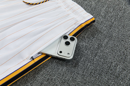 MANCHETER UNITED KIT ALLENAMENTO Retrò Bianco Giallo maglia e pantaloncino
