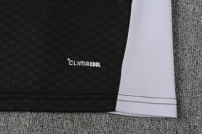 REAL MADRID KIT ALLENAMENTO Nero Bianco maglia e pantaloncino