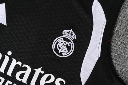 REAL MADRID KIT ALLENAMENTO Nero Bianco maglia e pantaloncino