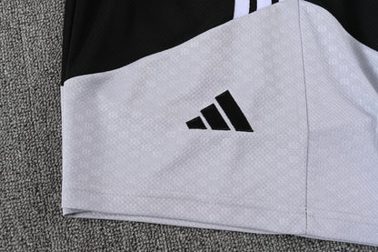 REAL MADRID KIT ALLENAMENTO Nero Bianco maglia e pantaloncino