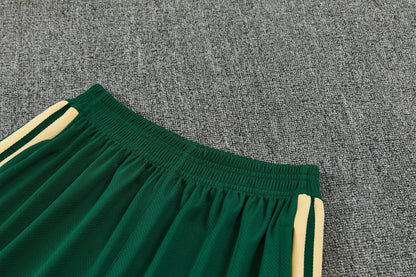 REAL MADRID KIT ALLENAMENTO Verde Beige maglia e pantaloncino